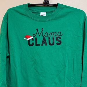 Mama Clause Christmas Long-sleeve Pajamas Women’s Small